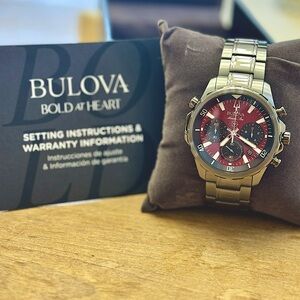 NWT Bulova Men’s Marine Star Watch NIB